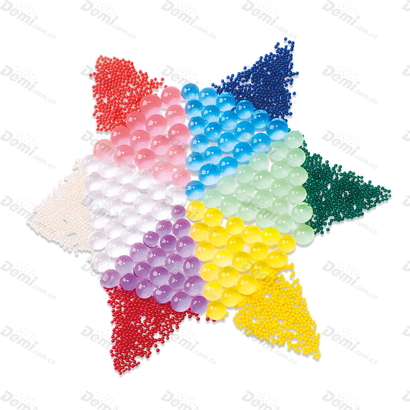 Miracle Beads Colorful Decoration Hydrogel Crystal Round Expansible Crystalline Soil-1